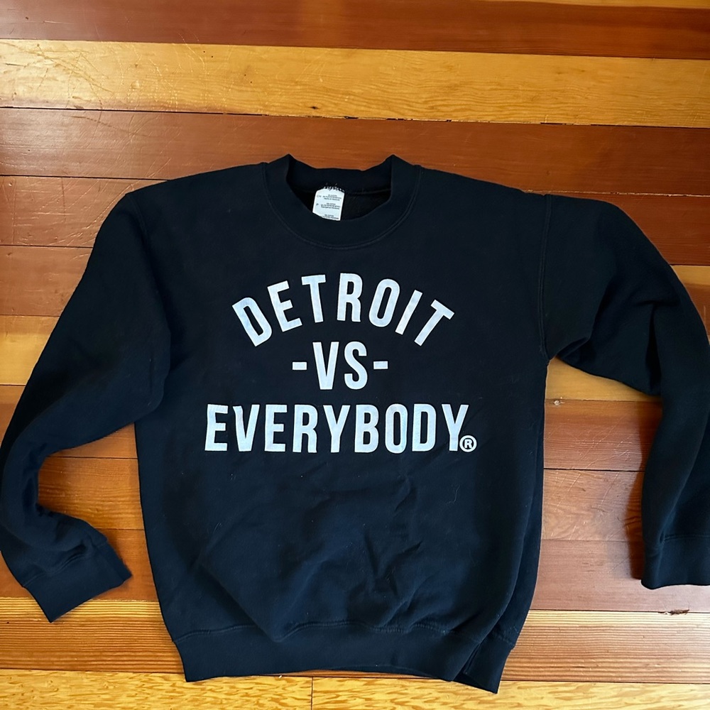 Original Detroit Vs. Everybody sweatshirt by Tommey Walker